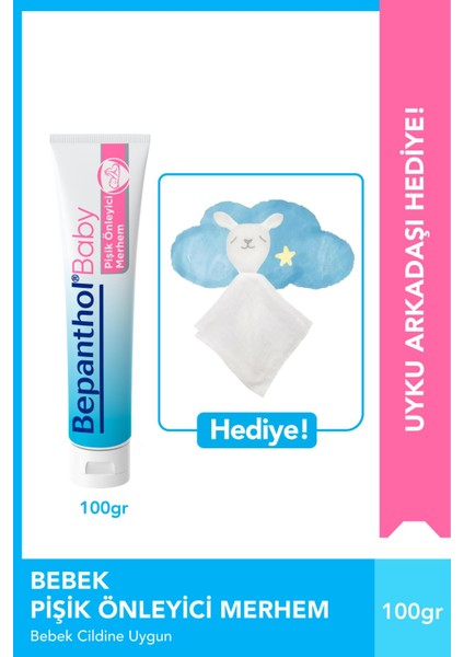 Baby Pişik Önleyici Merhem 100 gr + Uyku Arkadaşı