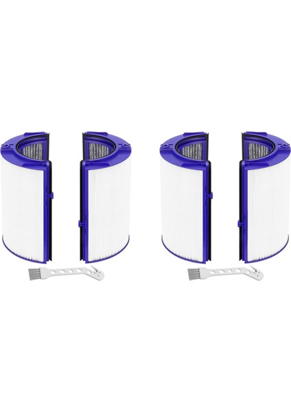 TP06 HP06 PH01 PH02 Hava Temizleme Cihazı Hepa Filtre Seti Için 4x Yedek Hepa Filtre Parça 970341-01 ile Karşılaştırın (Yurt Dışından)