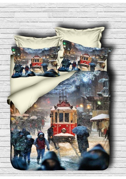 Takm Yılbaşı 3D Çift Kişilik Nevrem Takımı