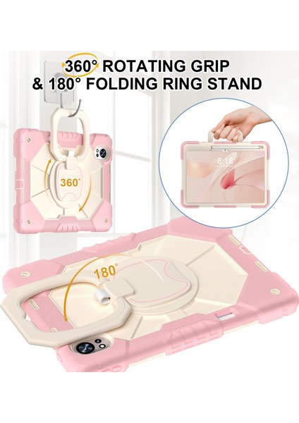 Huawei Matepad Air 12 2024 Rose Gold Bej Için Silikon Hibrit Pc Kılıfı (Yurt Dışından) modelleri