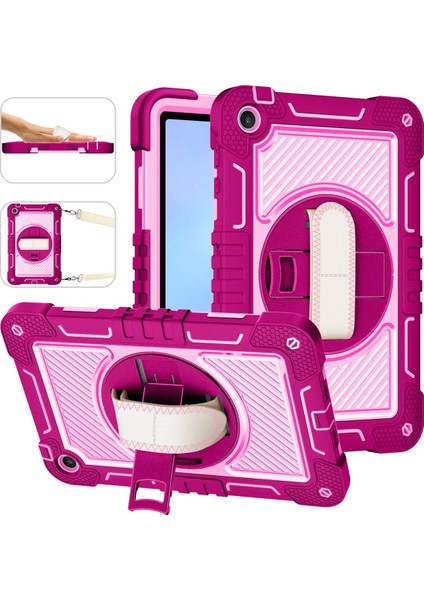 Pc Kontrastlı Silikon Tablet Kılıfı Huawei Matepad Se 10.4 Gül Kırmızı + Pembe (Yurt Dışından) fiyatları