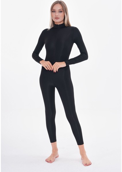 Tulum Önden Fermuarlı Uzun Kol Mayo Likralı Günlük / Spor Kullanım fiyatları