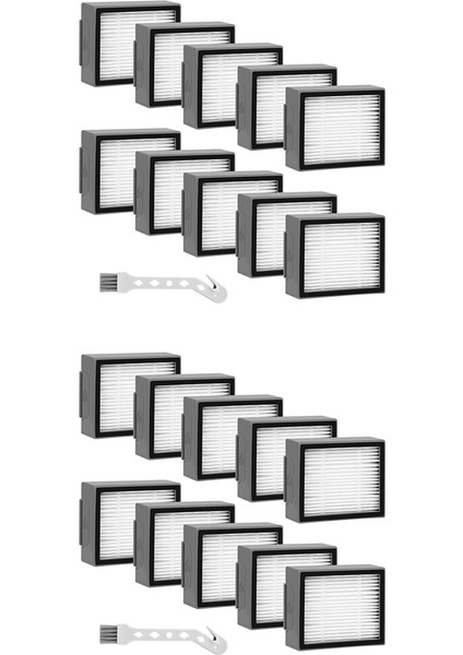 I&e Serisi E5 E6 E7 I3 I3+ I4 I6 I6+ I7 I7+ I8 I8+/plus Robot Süpürgeler Için 20 Paket Hepa Filtre Değişimi (Yurt Dışından)