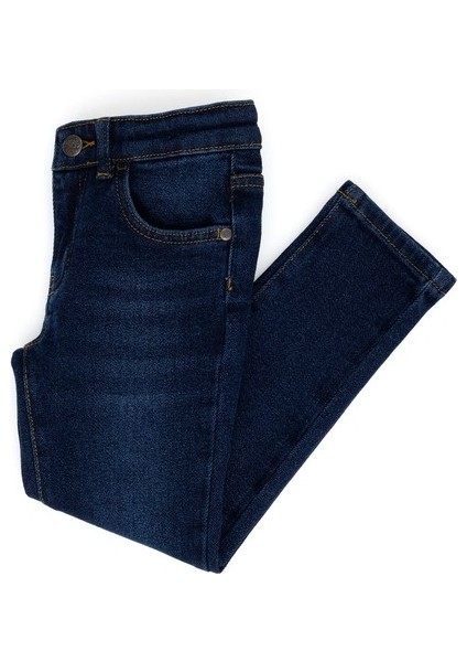 U.S. Polo Assn. Kız Çocuk Mavi Jean Pantolon 50272330-DN0022