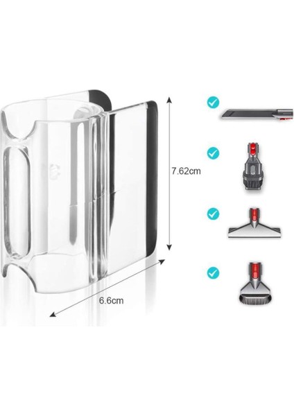 Depolama Tutucu Ek Klipsi V6/V7//V10/V11 Akülü Çubuk Elektrikli Süpürge Elektrikli Süpürge Parçaları Aksesuarları (Yurt Dışından) fırsatları