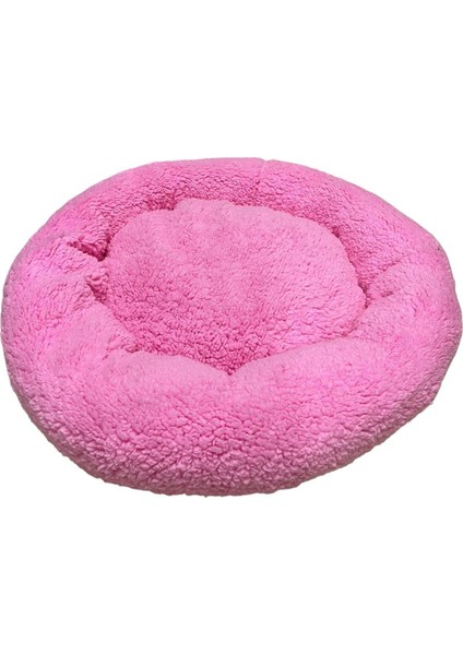 PELUŞ KEDİ YATAĞI - KÖPEK YATAĞI MİNDER 50X50X15CM FUŞYA
