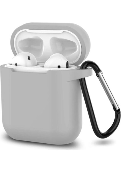 Apple Airpods 1/2.nesil Uyumlu Tam Koruma Silikon Kılıf