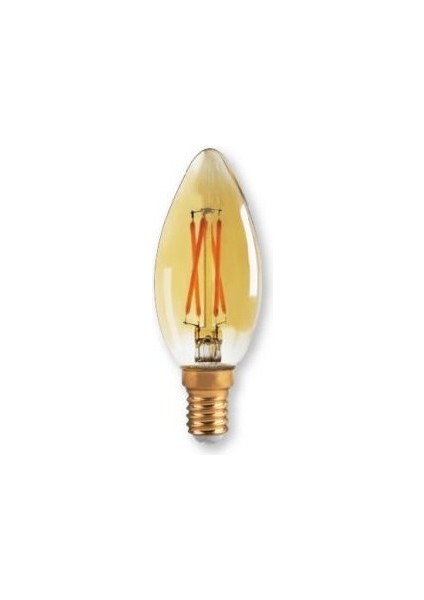 3W Rustik Led Mum Ampul E14 Amber Ct-4280