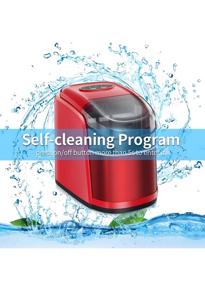 Set Üstü Buz Makinesi (Kırmızı) 12 Kg/gün