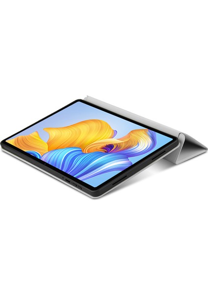 Honor Pad 8 Için Koruyucu Kapak Tpu + Pu Deri Anti-Düşme Kılıfı Darbeye Dayanıklı Cilt-Dokunmatik Tablet Kılıfı ile Üç Katlı Stand-Gri (Yurt Dışından)