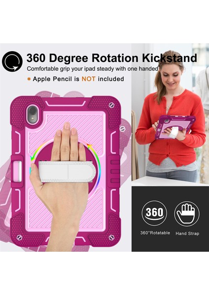 Huawei Matepad 11(2023) Için Tablet Kılıfı Kickstand Omuz Askılı Darbeye Dayanıklı Kapak-Gül+Pembe (Yurt Dışından) fiyatları