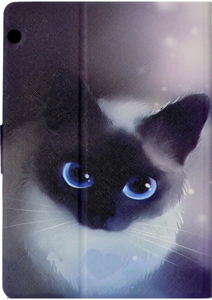 Huawei Mediapad T3 10-Cute Cat Için Desen Baskı Standlı Deri Tablet Kılıfı (Yurt Dışından) modelleri