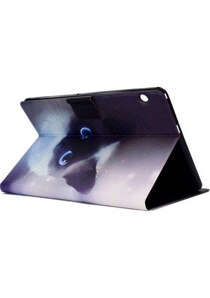 Huawei Mediapad T3 10-Cute Cat Için Desen Baskı Standlı Deri Tablet Kılıfı (Yurt Dışından) fırsatları