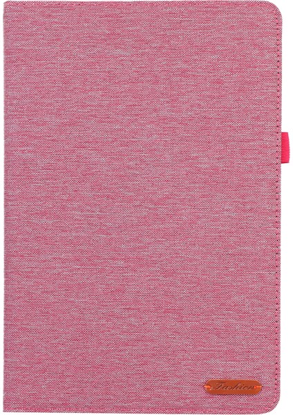 Honor Pad Gt Pro Için Deri Kılıf Kart Tutucu Kumaş Doku Tablet Standı Kapak-Pembe (Yurt Dışından)