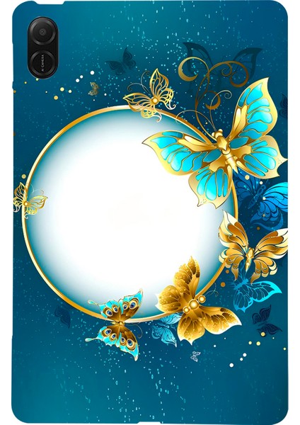 Honor Pad X8A Tpu Kılıf Desen Baskı Ince Tablet Koruyucu Kapak- Çelenk Için (Yurt Dışından)