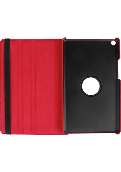 Litchi Deri Deri 360 Derece Döner Stand Tablet Kapağı Huawei Mediapad T3 8.0-Kırmızı (Yurt Dışından) fiyatları
