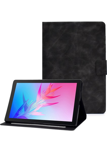 Huawei Enjoy Tablet 2/matepad T 10 9,7 Inç/t 10S 10,1 Inç/honor Pad 6 10,1 Inç/pad X6 9,7 Inç Tablet Kılıfı Düz ​​renk Pu Deri Folyo Çevirmeli Stand Kart Yuvaları Manyetik Kapak (Yurt Dışından)