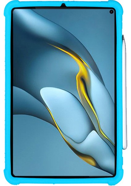 Huawei Matepad Pro 10.8(2021)MRR-W19 Darbeye Dayanıklı Silikon Tablet Kılıfı Pc Kickstand Koruyucu Kapak-Gök Mavisi (Yurt Dışından) indirimleri