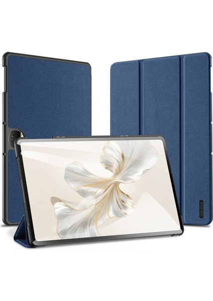 Dux Ducıs Domo Serisi Honor Pad 9 Kılıf Üç Katlı Stand Pu Deri Koruyucu Tablet Kapağı-Mavi (Yurt Dışından) fiyatları