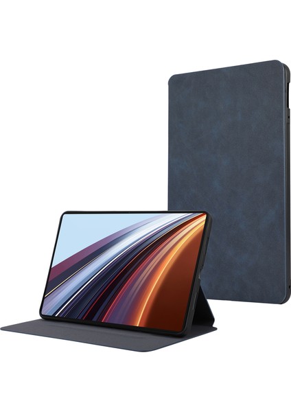 Honor Pad Gt Pro Için Darbeye Dayanıklı Kılıf Pu Deri Tablet Kılıfı Stand-Mavi (Yurt Dışından)