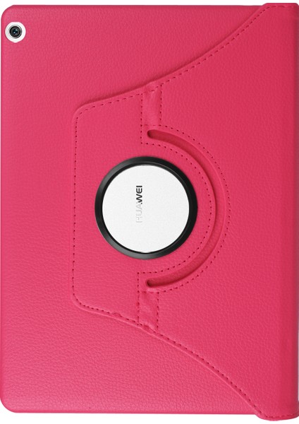 Litchi Texture Akıllı Pu Deri Döner Stand Flip Case Elastik Bantlı Huawei Mediapad M3 Lite 10-Rose (Yurt Dışından) fiyatları