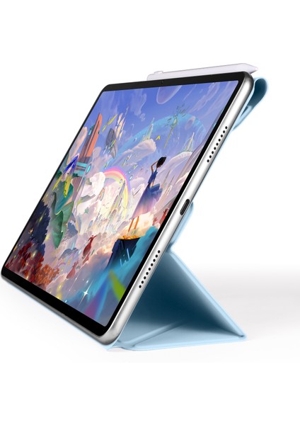 Huawei Matepad 11.5 S/matepad 11.5 Kılıf Origami Standı Manyetik Deri Tablet Kapak-Bebek Mavisi (Yurt Dışından)