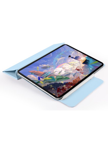 Huawei Matepad 11.5 S/matepad 11.5 Kılıf Origami Standı Manyetik Deri Tablet Kapak-Bebek Mavisi (Yurt Dışından)