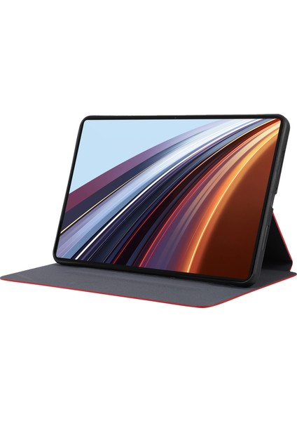 Honor Pad Gt Pro Için Darbeye Dayanıklı Kılıf Standlı Pu Deri Tablet Kılıfı-Kırmızı (Yurt Dışından) modelleri