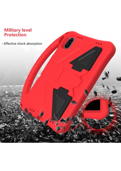 Honor Pad X8A/INFINIX Xpad Kılıf Eva Tablet Kapak Saplı Kickstand Çocuk Dostu-Kırmızı (Yurt Dışından) indirimleri