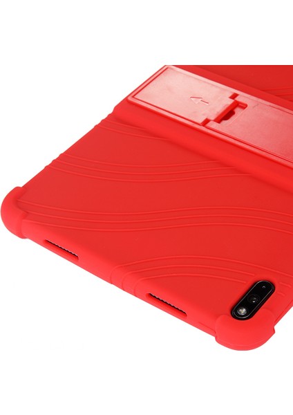 Huawei Matepad Pro 10.8(2021)MRR-W19 Darbeye Dayanıklı Silikon Tablet Kılıfı Pc Kickstand Koruyucu Kapak-Mor (Yurt Dışından) modelleri