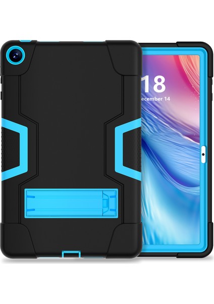 Huawei Matepad Se Için 10.4 Inç Robot Tarzı Kılıf Silikon + Pc Renk Kontrast Kickstand Tablet Kapağı-Siyah/mavi (Yurt Dışından) fiyatları