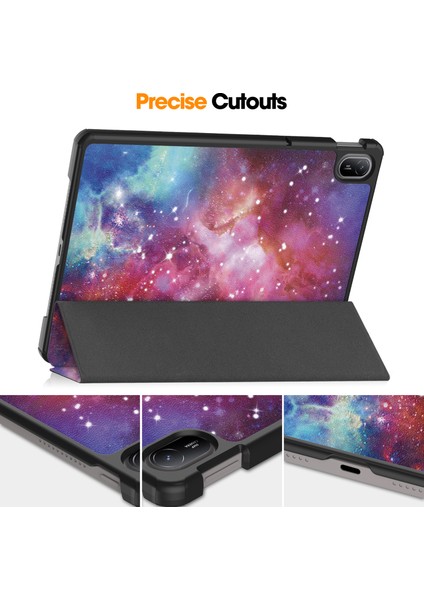 Huawei Matepad Se 11 Standlı Kılıf Desen Baskı Deri Tablet Kapak-Galaxy Için (Yurt Dışından) indirimleri