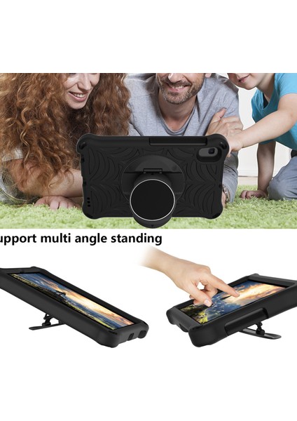 Huawei Matepad T8 2020 (8,0 Inç) Için Omuz Askılı Şık Örümcek Ağı Dokusu Kickstand Eva Kılıfı - Siyah (Yurt Dışından) indirimleri