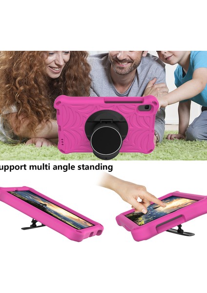 Huawei Matepad T8 2020(8,0 Inç)-Rose Için Omuz Askılı Şık Örümcek Ağı Dokusu Kickstand Eva Kılıf (Yurt Dışından) indirimleri