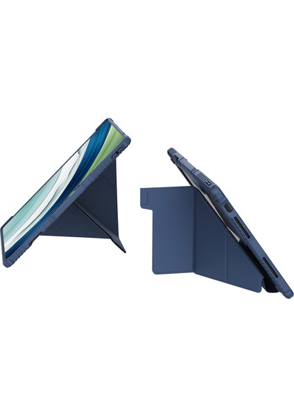 Nıllkın Tampon Deri Kılıf Pro Huawei Matepad Pro 13.2 Kılıf Slayt Kamera Kapağı Tablet Kılıfı Pu Deri Anti-Drop Kapak-Mavi (Yurt Dışından) fiyatları