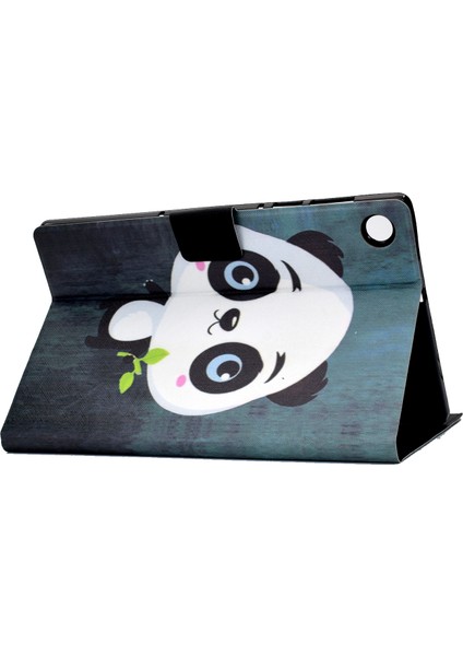 Huawei Matepad T10S/T10 Tablet Kabuk-Sevimli Panda Için Desen Baskı Deri Stand (Yurt Dışından)