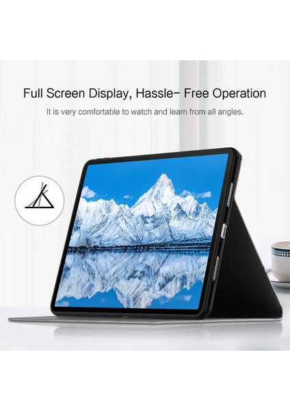 Huawei Qingyun C7 Için Geyik Desenli Tablet Kılıf Pu Deri + Tpu Yumuşak Kavrama Darbeye Dayanıklı Stand Kapağı-Gri (Yurt Dışından) modelleri