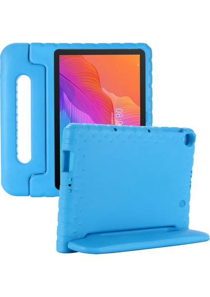 Anti-Şok Kickstand Eva Tablet Kılıfı Huawei Matepad T10S/TADINI Çıkarın Tablet 2 10.1/onur Pad 6 10.1-Inç-Mavi (Yurt Dışından)