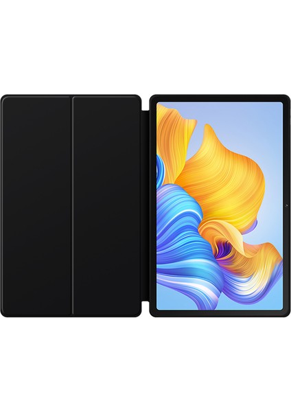 Honor Pad 8 Folio Pu Deri Kapak Tam Koruma Katlanır Stand Kabuk-Siyah Için (Yurt Dışından)