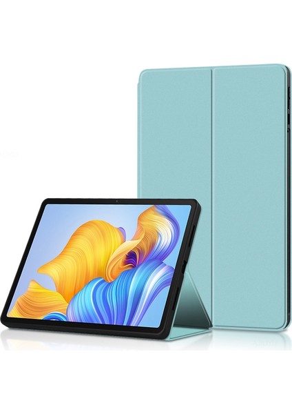 Honor Pad 8 Folio Pu Deri Kılıf Için Tam Koruma Katlanır Stand Kabuk-Yeşil (Yurt Dışından)