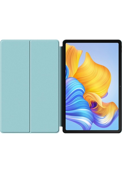 Honor Pad 8 Folio Pu Deri Kılıf Için Tam Koruma Katlanır Stand Kabuk-Yeşil (Yurt Dışından)