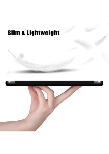 Üç Katlı Stand Desen Baskı Deri Kılıf Akıllı Tablet Kapak Için Huawei Matepad T 10S/T 10/tadını Çıkarın Tablet 2-Bana Dokunma (Yurt Dışından)