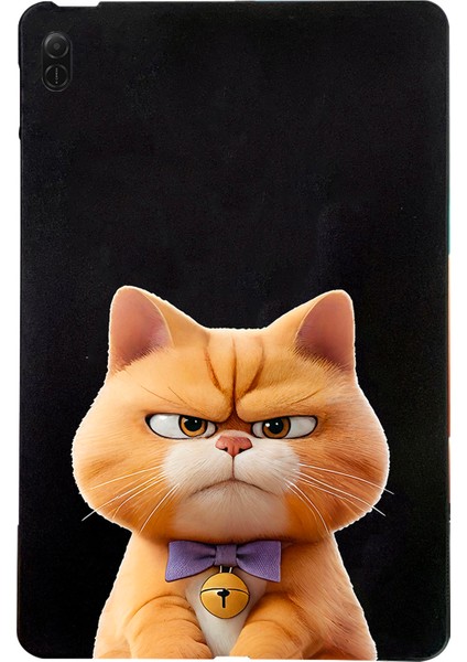 Honor Pad X8A Kılıf Desen Baskı Ince Tpu Tablet Koruyucu Kapak-Garfield Kedi Için (Yurt Dışından)