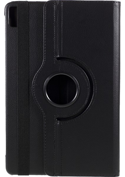 Huawei Matepad Pro 12.6(2021)-SIYAH Için 360 Dönen Stand Deri Tablet Kılıfı Kapağı (Yurt Dışından)