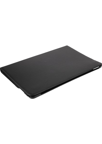 Huawei Matepad Pro 12.6(2021)-SIYAH Için 360 Dönen Stand Deri Tablet Kılıfı Kapağı (Yurt Dışından)