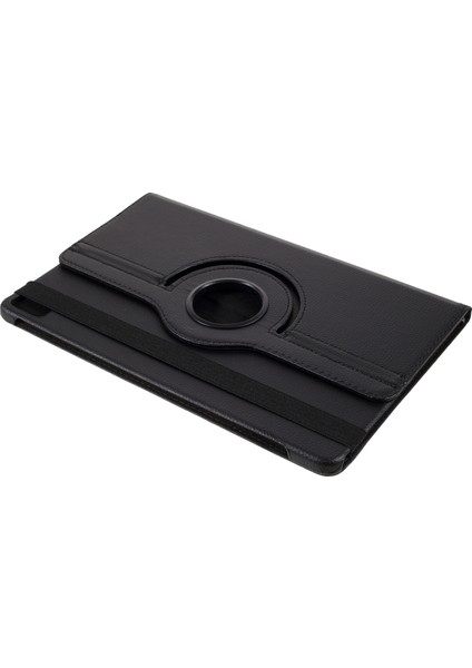 Huawei Matepad Pro 12.6(2021)-SIYAH Için 360 Dönen Stand Deri Tablet Kılıfı Kapağı (Yurt Dışından)