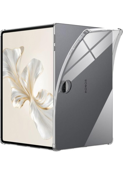 Honor Pad 9 Kılıf Için Dört Köşeli Drop-Proof Şeffaf Tablet Tpu Kapak (Yurt Dışından)