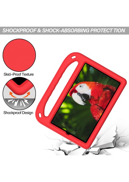 Taşınabilir Darbeye Dayanıklı Anti-Drop Kickstand Kolu Tasarım Eva Tablet Kılıfı Huawei Mediapad M6 8.4-Inç-Kırmızı (Yurt Dışından) fırsatları