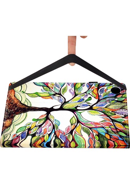 Desen Baskı Tablet Standı Kılıf Huawei Matepad T 10 S 10.1 Inç/matepad T 10 9.7 Inç Anti-Damla Kapak Elastik Bant-Hayat Ağacı (Yurt Dışından) modelleri