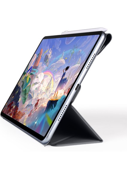 Huawei Matepad 11.5 S/matepad 11.5 Kılıf Origami Standı Manyetik Deri Tablet Kapağı-Siyah (Yurt Dışından)